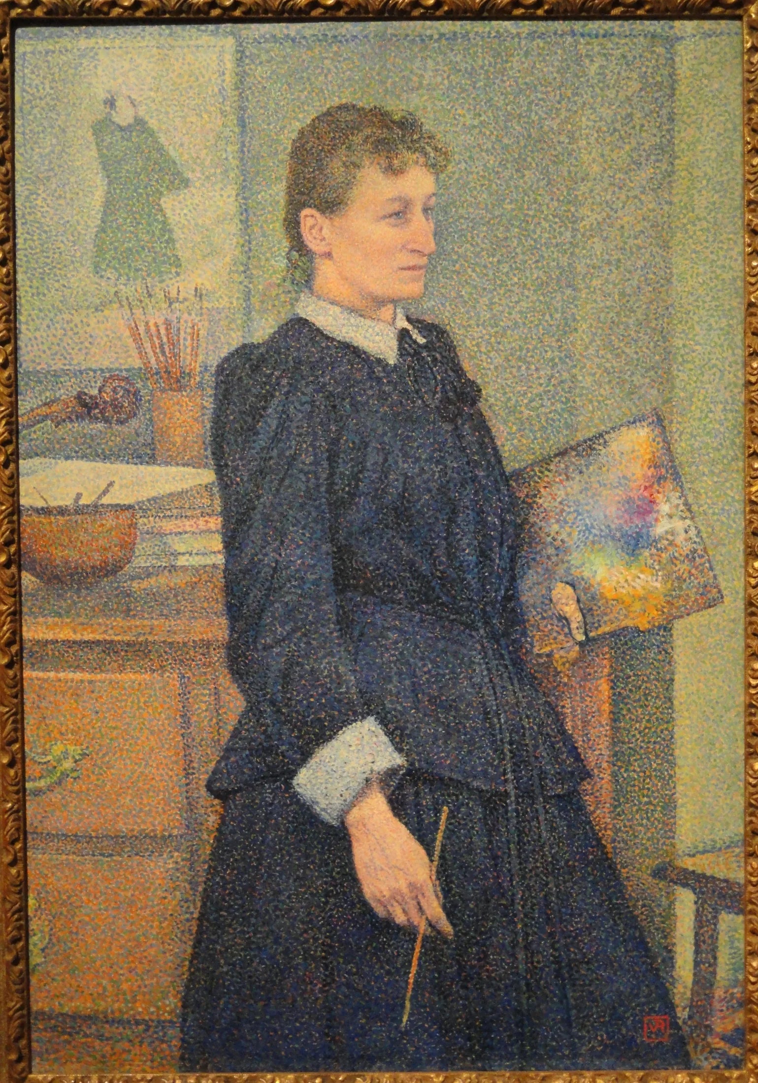 Anna Boch - Théo van Rysselberghe image 1 reproduction de peinture à l’huile