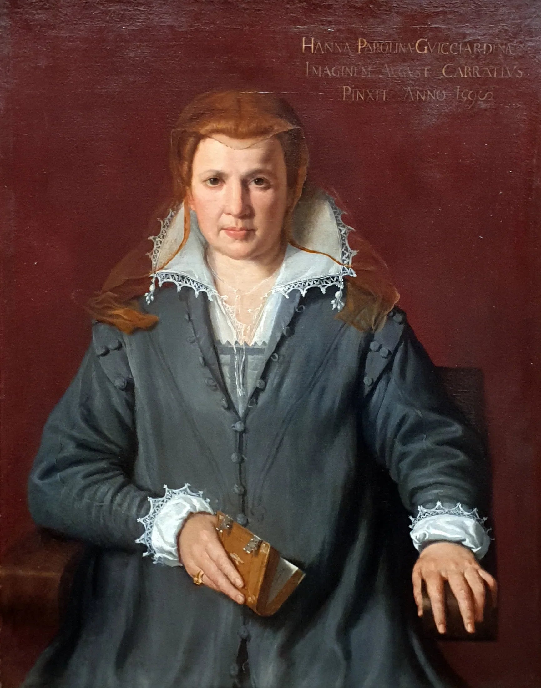Anna Parolini Guicciardini - Agostino Carracci image 1 tableau peint à l’huile sur toile