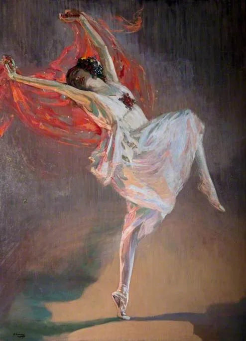 Anna Pavlova - John Lavery image 1 tableau peint à l’huile sur toile