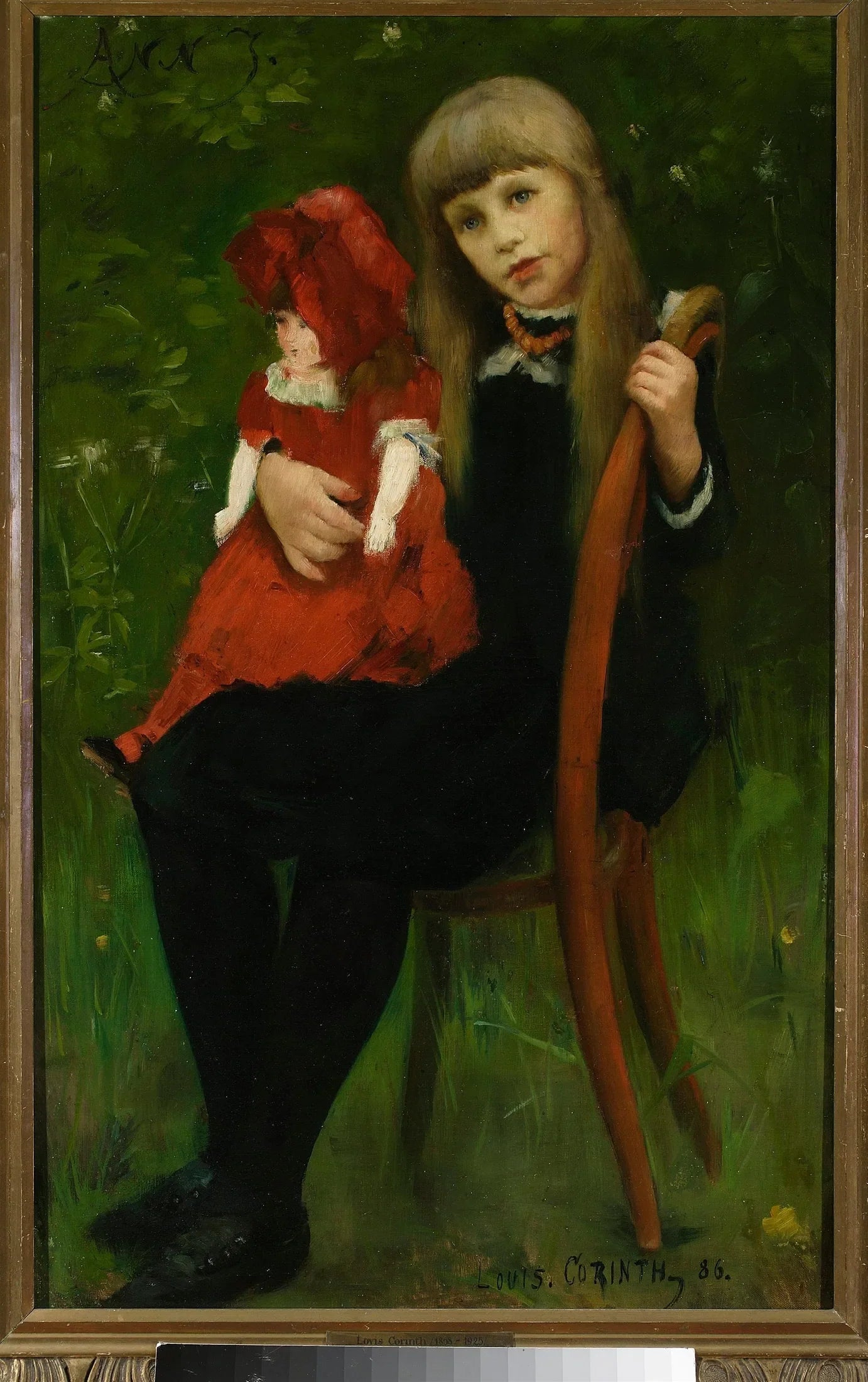 Anna Schaumberg avec la poupée. - Lovis Corinth image 1 reproduction réalisée par Alpha Reproduction
