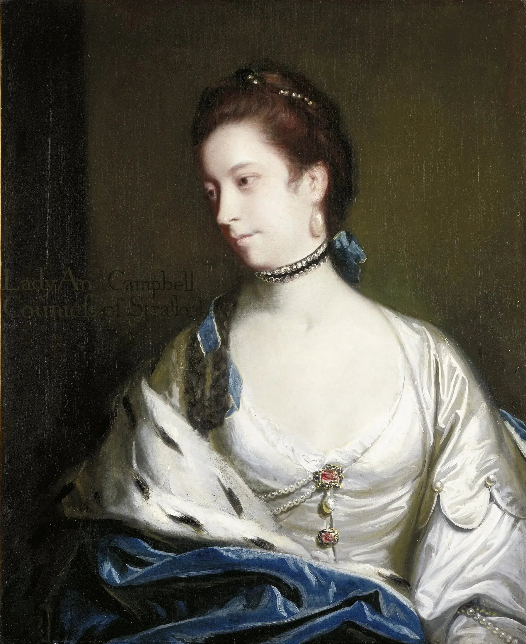 Anne, comtesse de Strafford (vers 1715 - 1785) - Joshua Reynolds image 1 reproduction d’œuvre d’art à l’huile