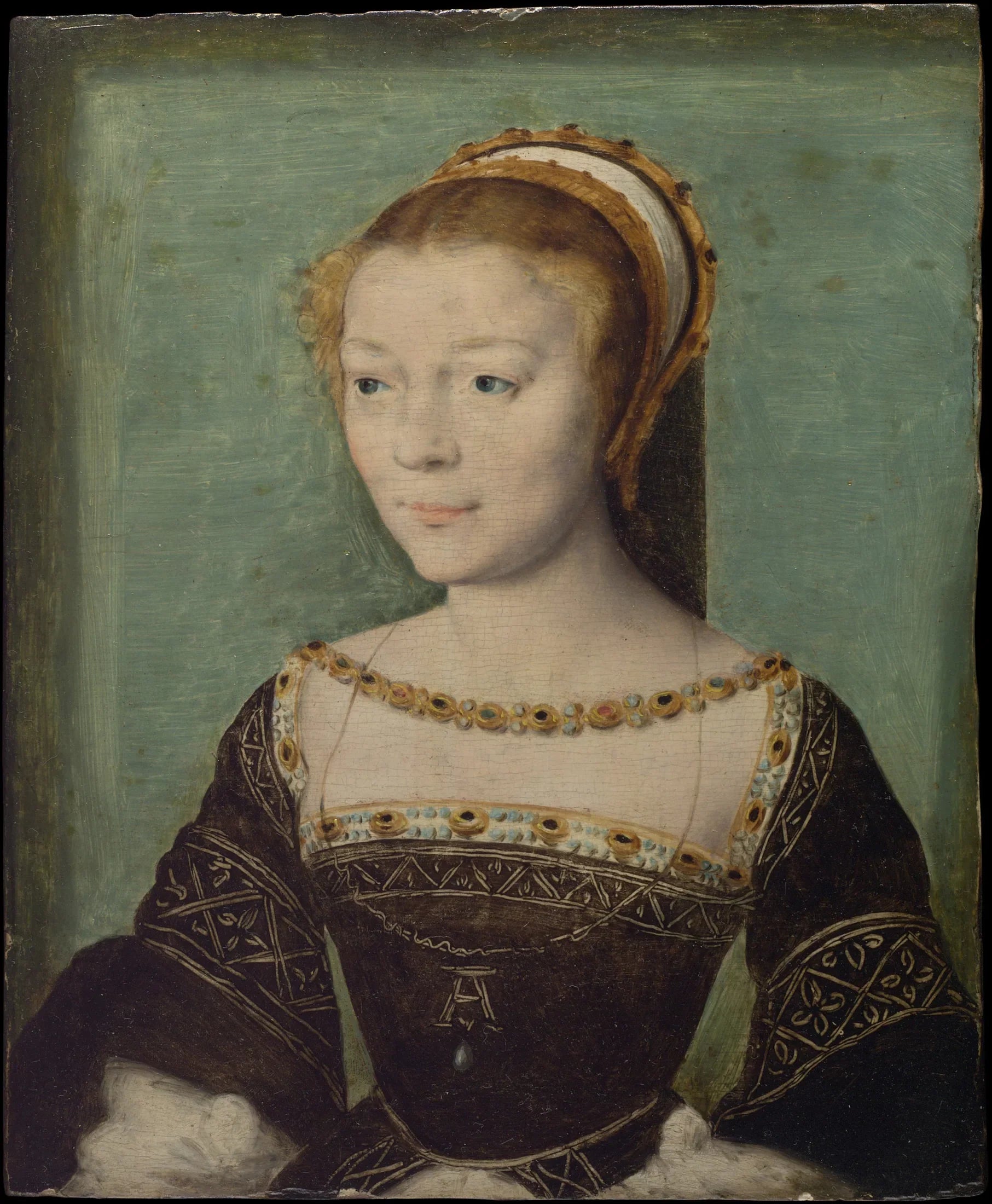 Anne de Pisseleu, duchesse d'Étampes - Corneille de Lyon image 1 reproduction de peinture à l’huile