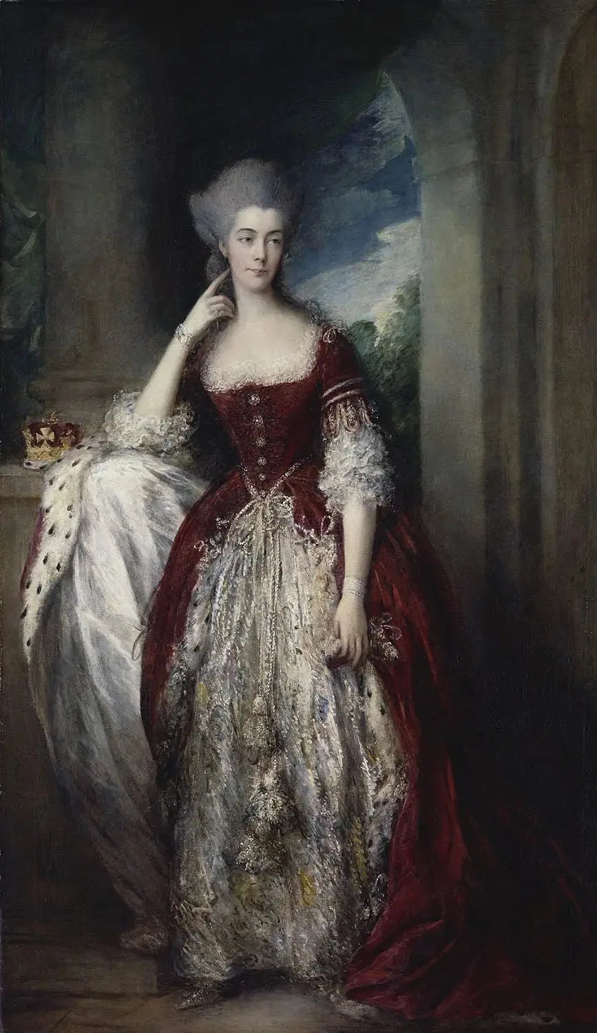 Anne, duchesse de Cumberland (1743-1808) - Thomas Gainsborough image 1 reproduction de peinture à l’huile