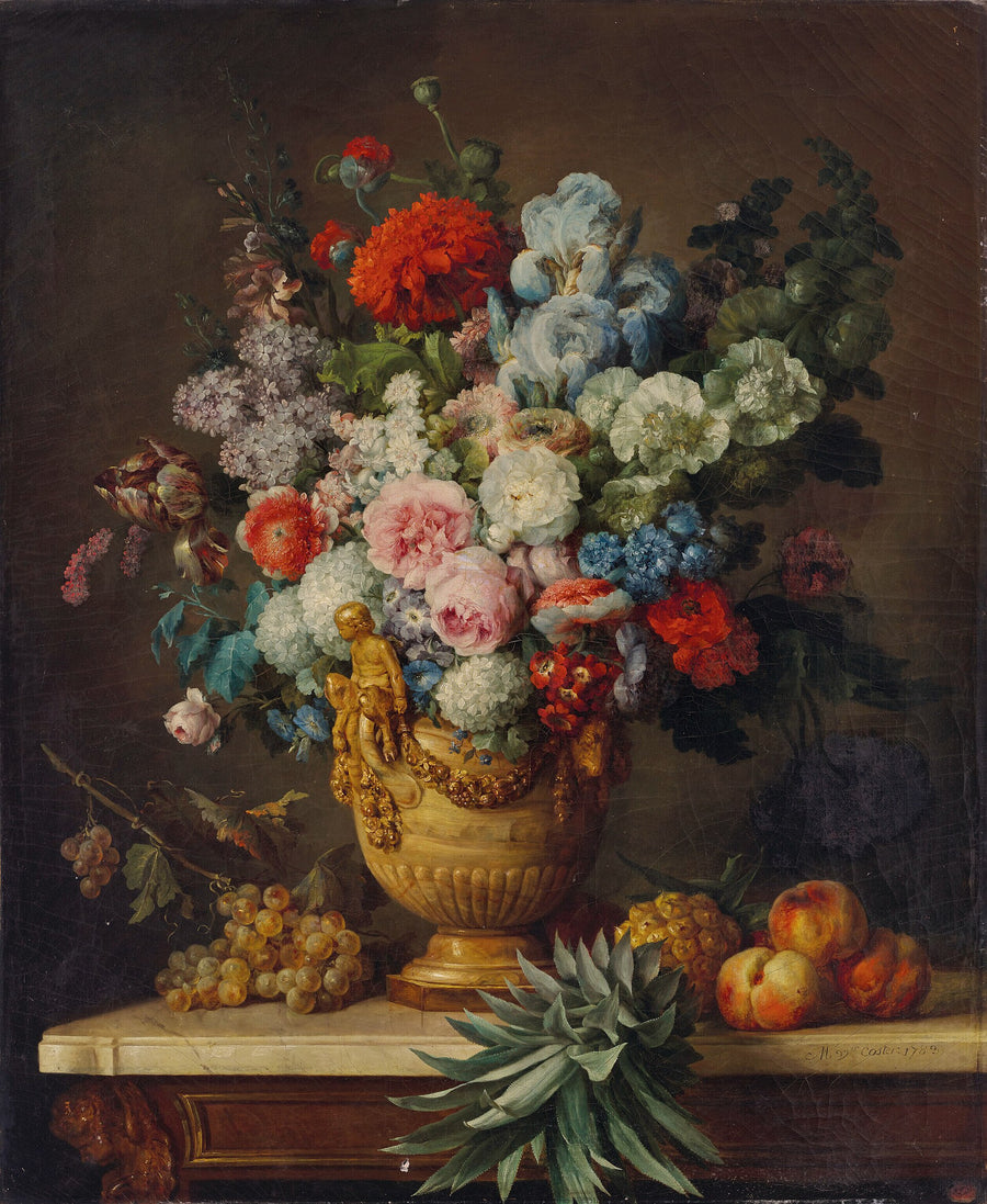 Nature morte aux fleurs et fruits - Anne Vallayer-Coster
