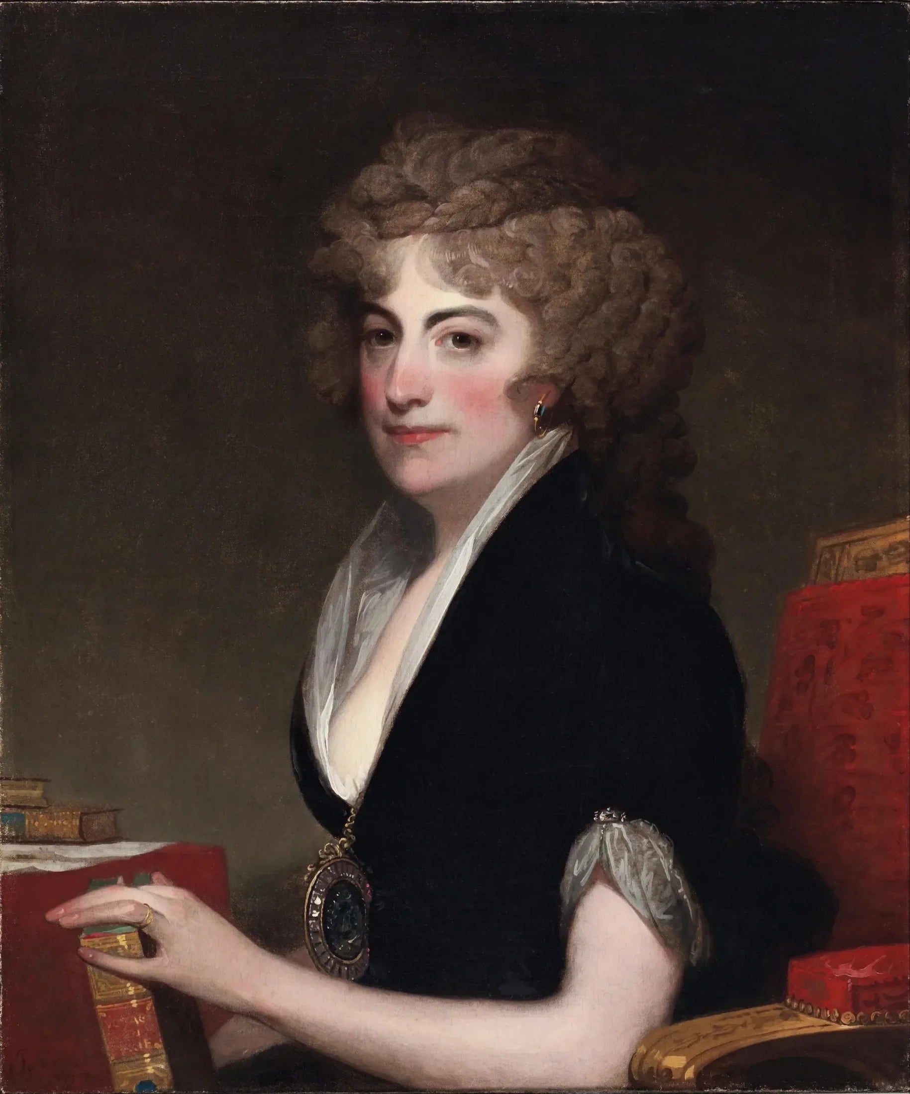 Anne Willing Bingham - Gilbert Stuart image 1 reproduction d’œuvre d’art à l’huile