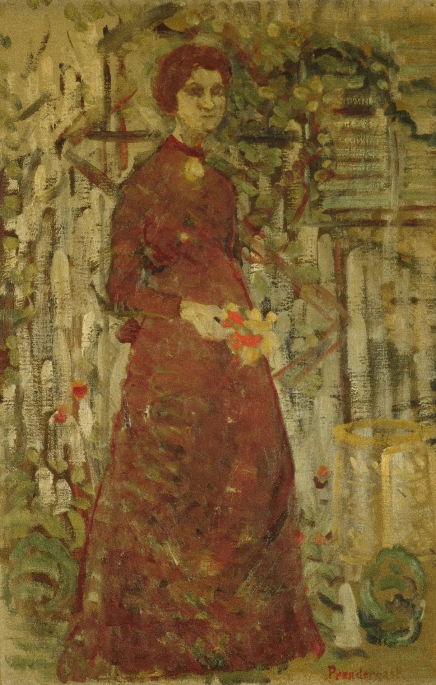 Annie Sargent Jewett - Maurice Prendergast image 1 copie peinte à la main à l’huile
