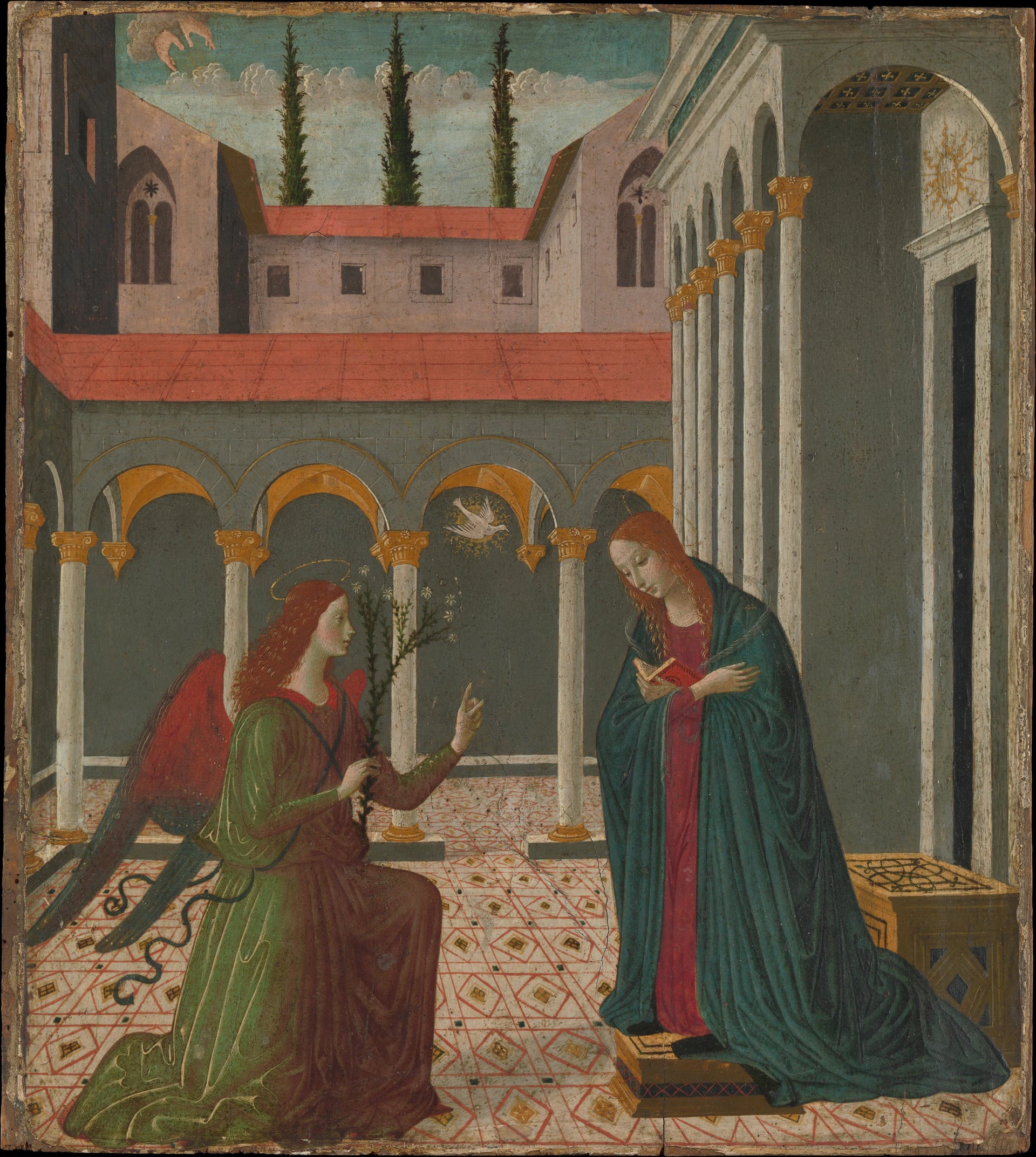 L'Annonciation - Alesso di Benozzo