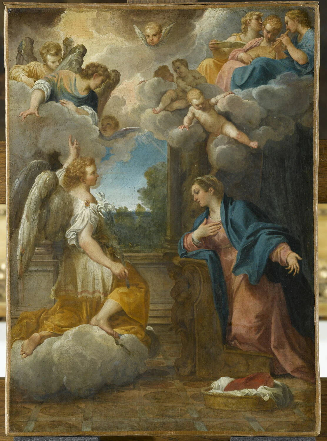 L'Annonciation - Carrache, Augustin (Carracci, Agostino)
