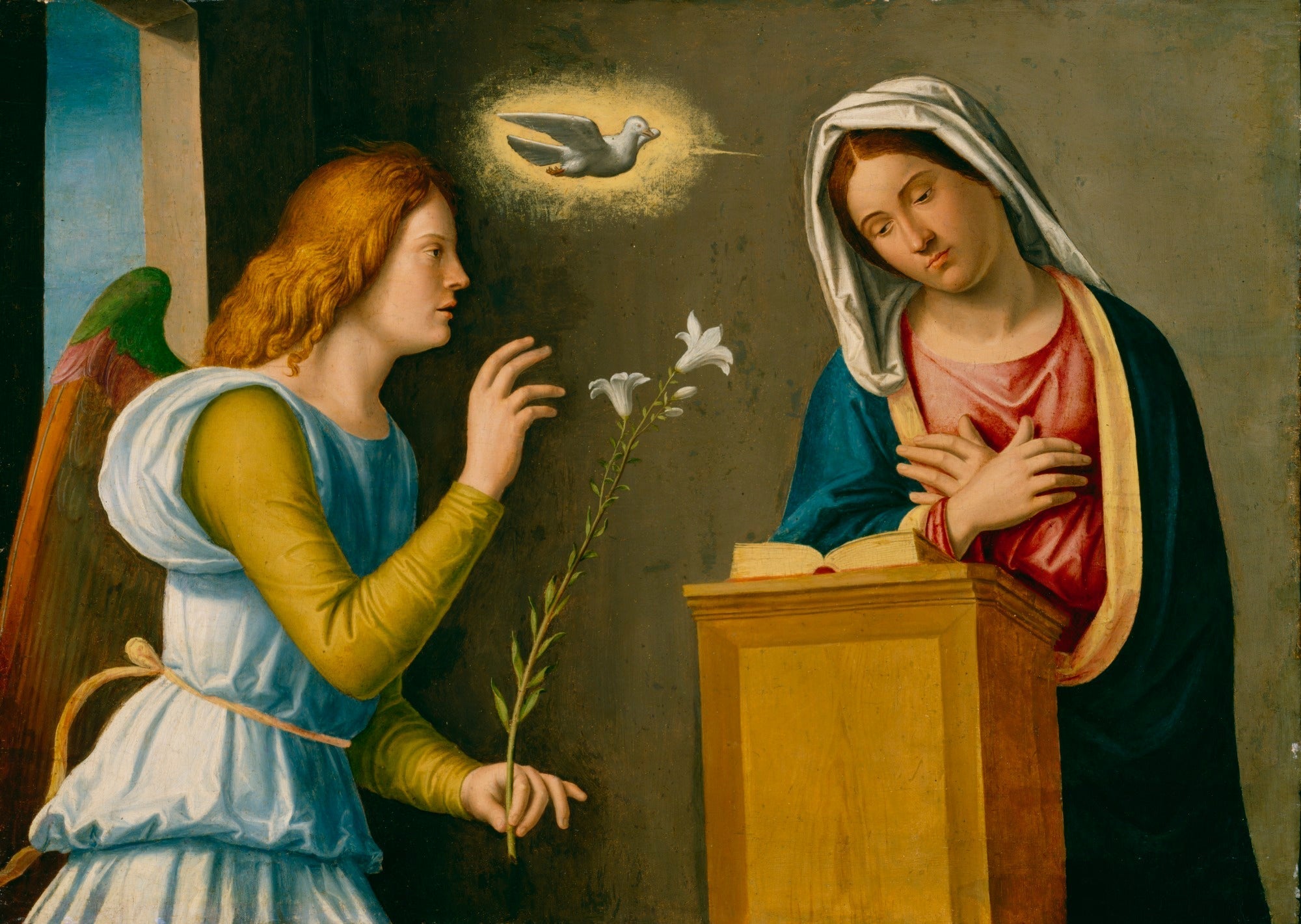 Annonciation - Cima da Conegliano image 1 copie peinte à la main à l’huile