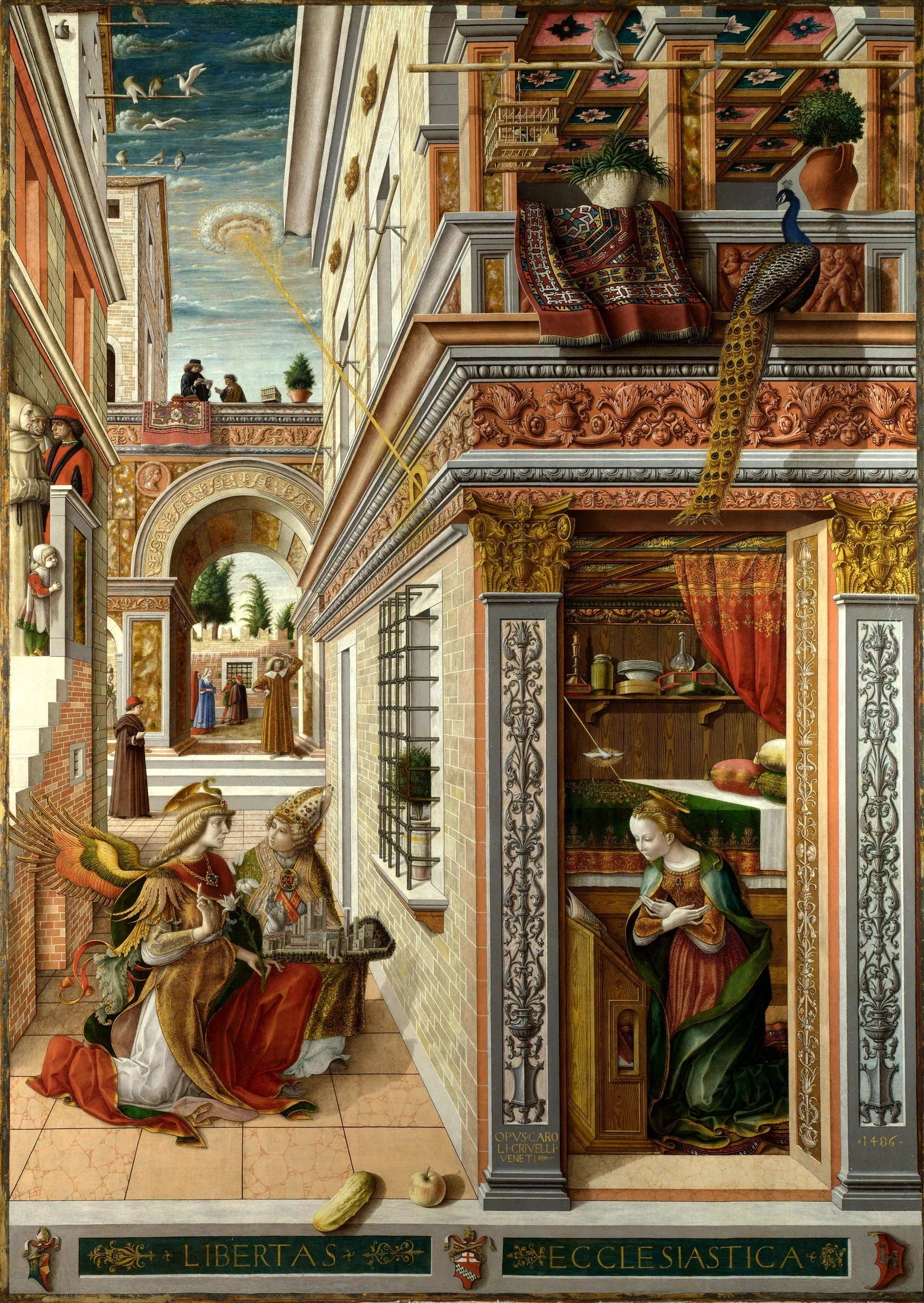 Annonciation d'Ascoli - Carlo Crivelli image 1 reproduction d’œuvre d’art à l’huile