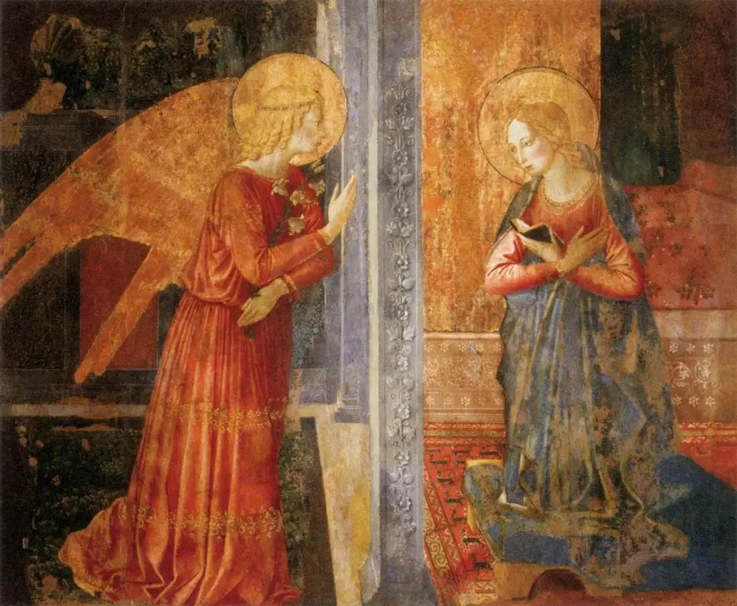 Annonciation de San Domenico - Benozzo Gozzoli image 1 reproduction de peinture à l’huile