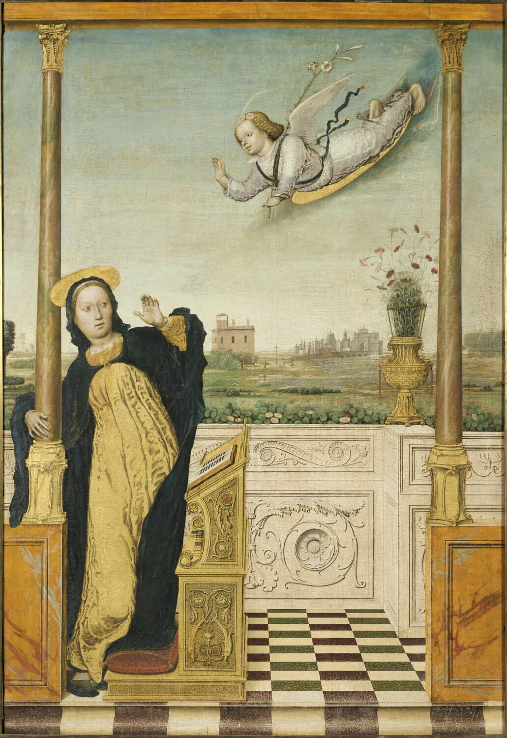 L'Annonciation - dit Carlo da Milano Braccesco Carlo di Giovanni