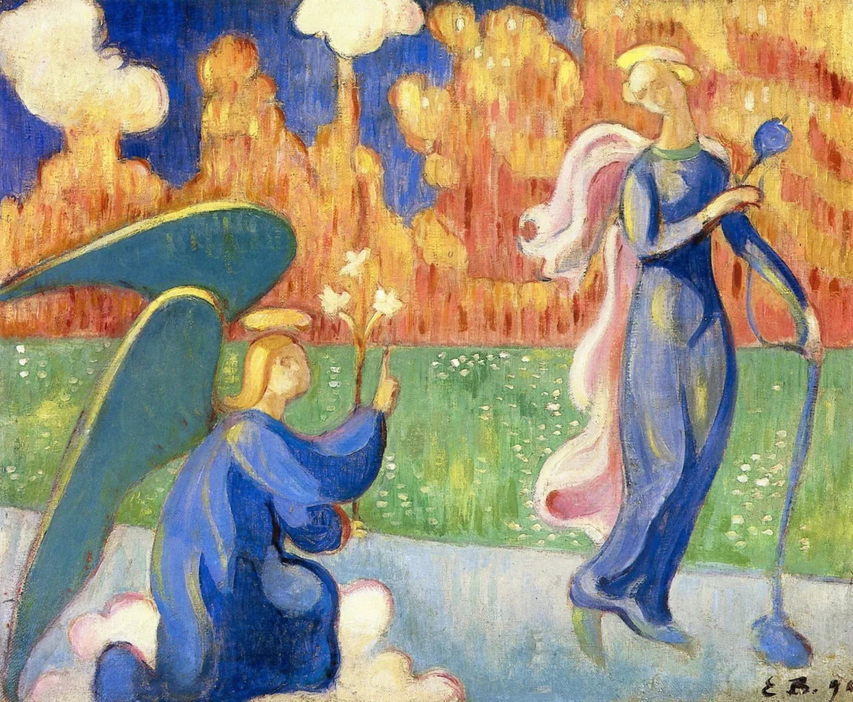 Annonciation - Émile Bernard image 1 reproduction d’œuvre d’art à l’huile