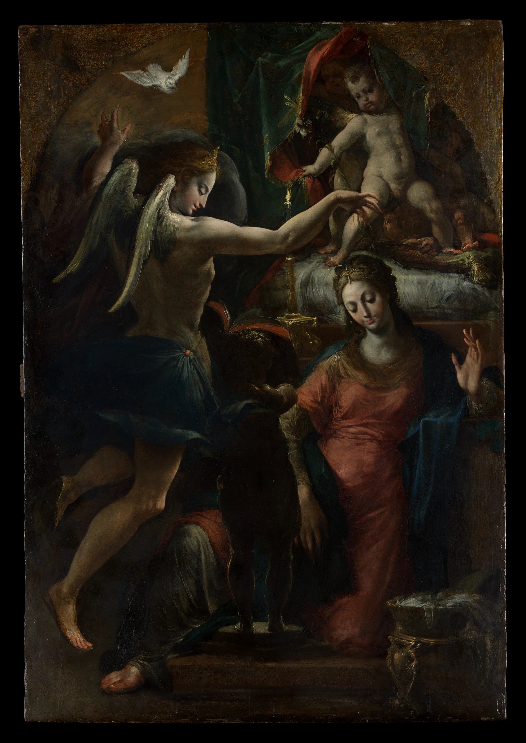 L'Annonciation - Girolamo Mazzola Bedoli