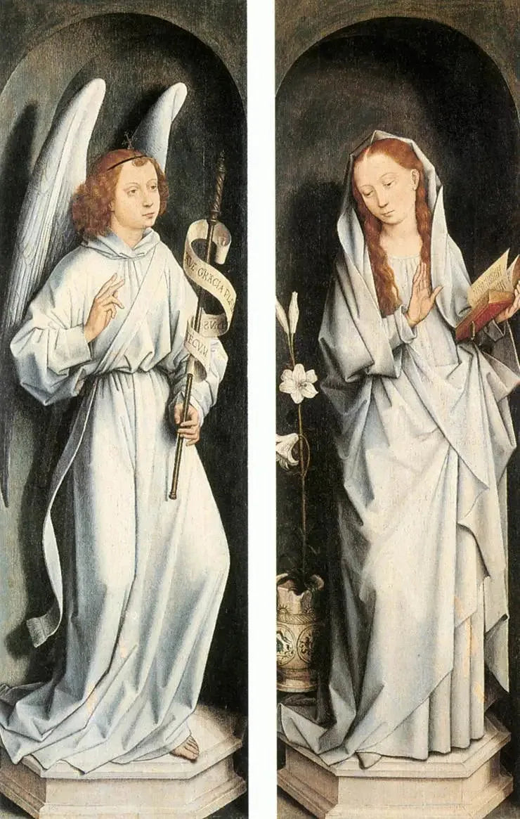 Annonciation - Hans Memling image 1 copie de tableau peinte à la main