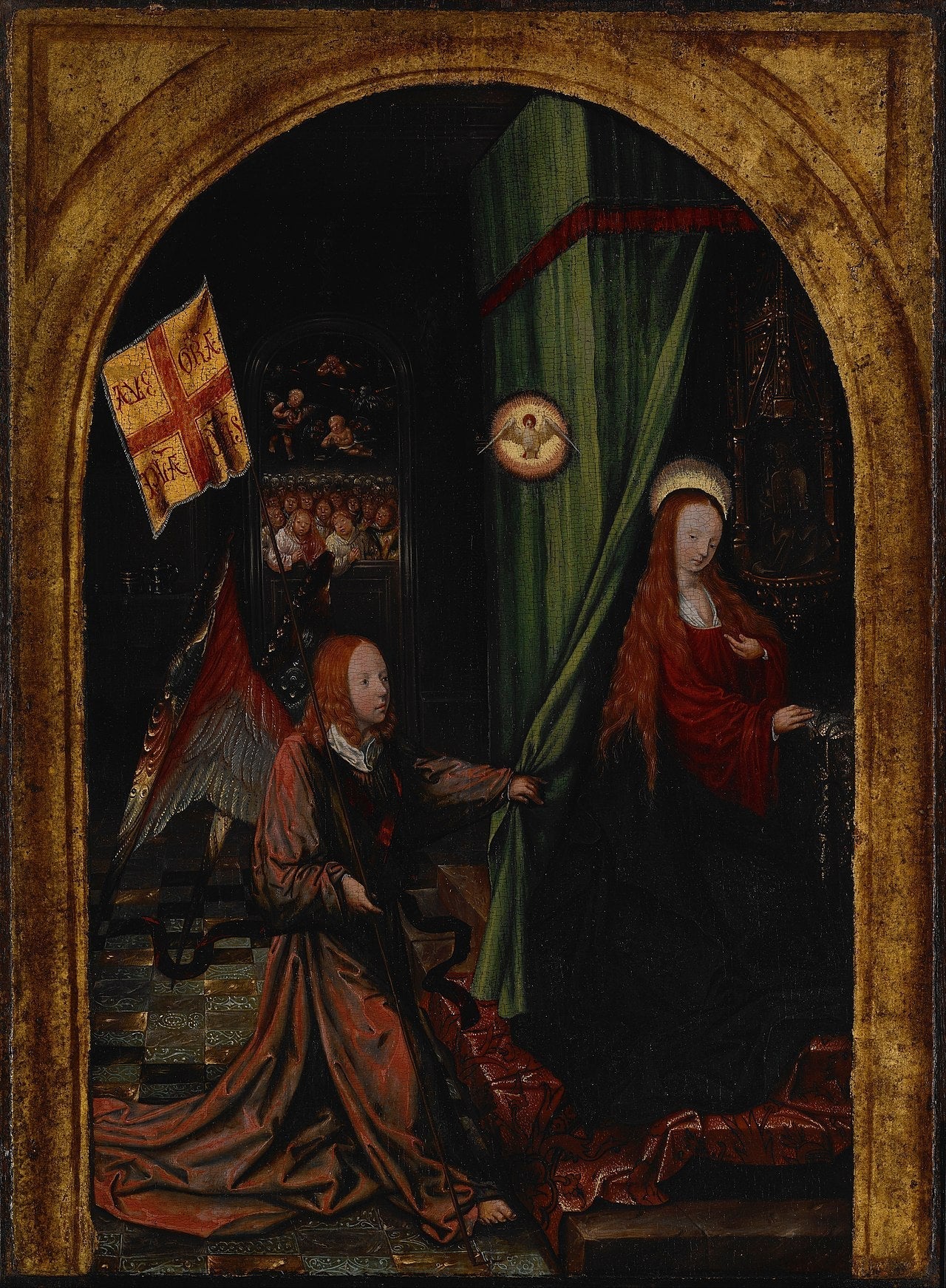 Annonciation - Jacob Cornelisz van Oostsanen image 1 tableau peint à l’huile sur toile