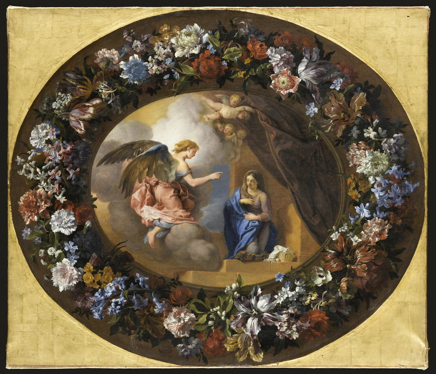 L'Annonciation - Jean Baptiste Monnoyer