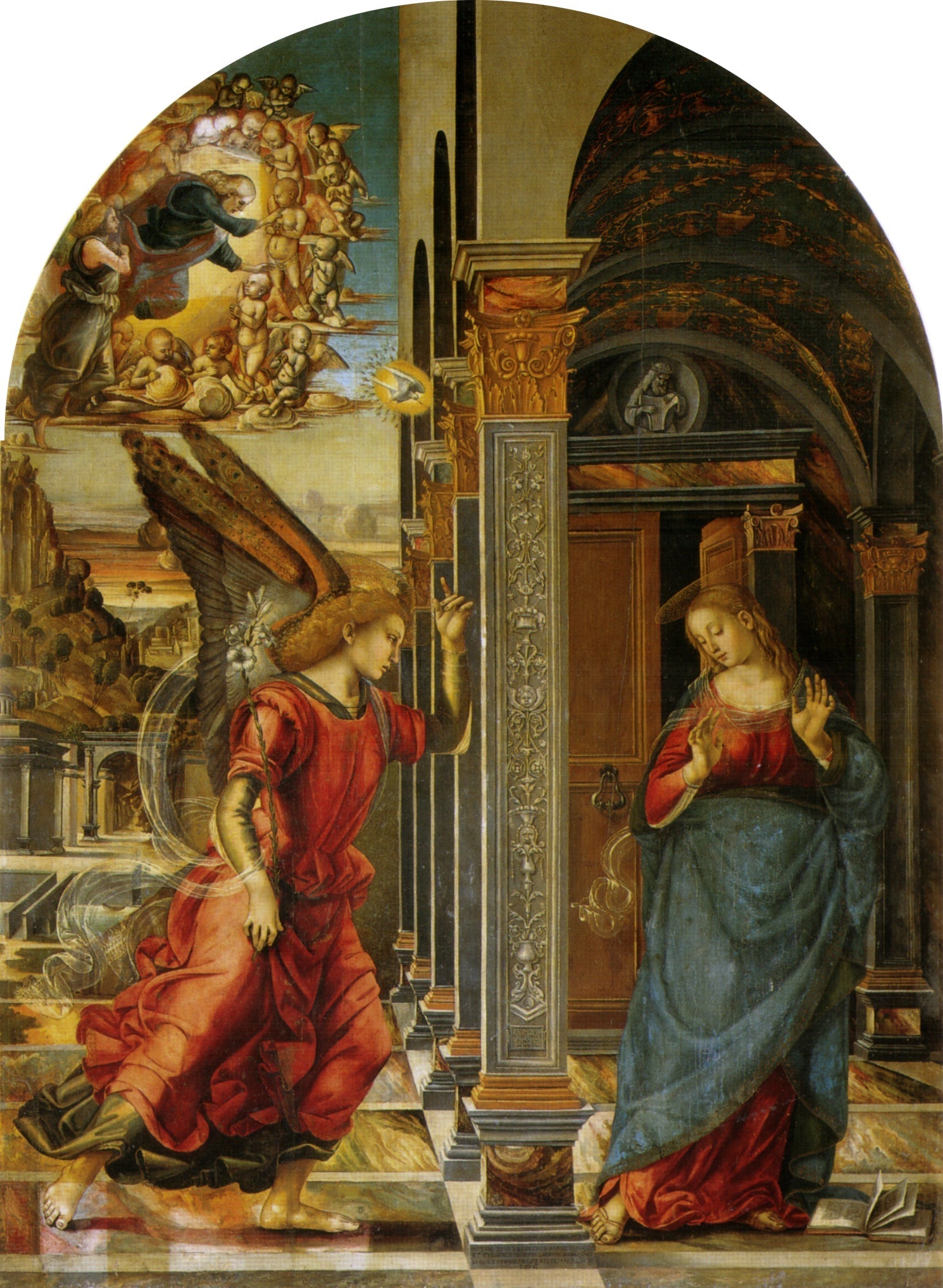 Annonciation - Luca Signorelli - Alpha Reproduction