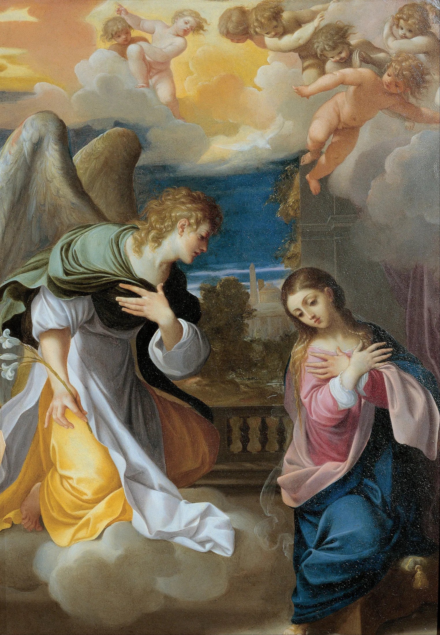 Annonciation - Ludovico Carracci image 1 reproduction d’œuvre d’art à l’huile
