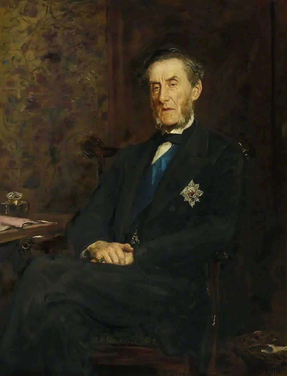 Anthony Ashley-Cooper (1801–1885), 7e comte de Shaftesbury, président de la Société biblique - John Everett Millais image 1 copie de tableau peinte à la main