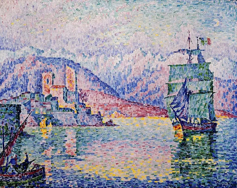 Antibes le soir - Paul Signac