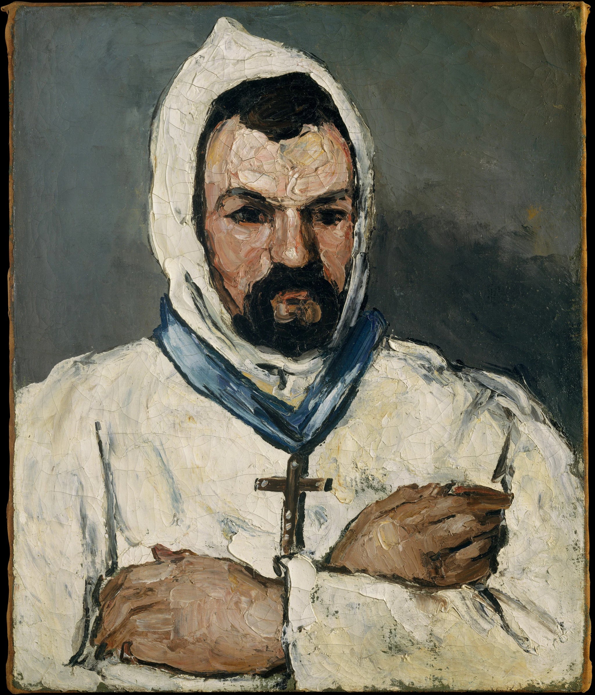 Antoine Dominique Sauveur Aubert (né en 1817), l'oncle de l'artiste, en moine - Paul Cézanne