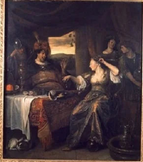 Antoine et Cléopâtre - Jan Steen image 1 reproduction réalisée par Alpha Reproduction
