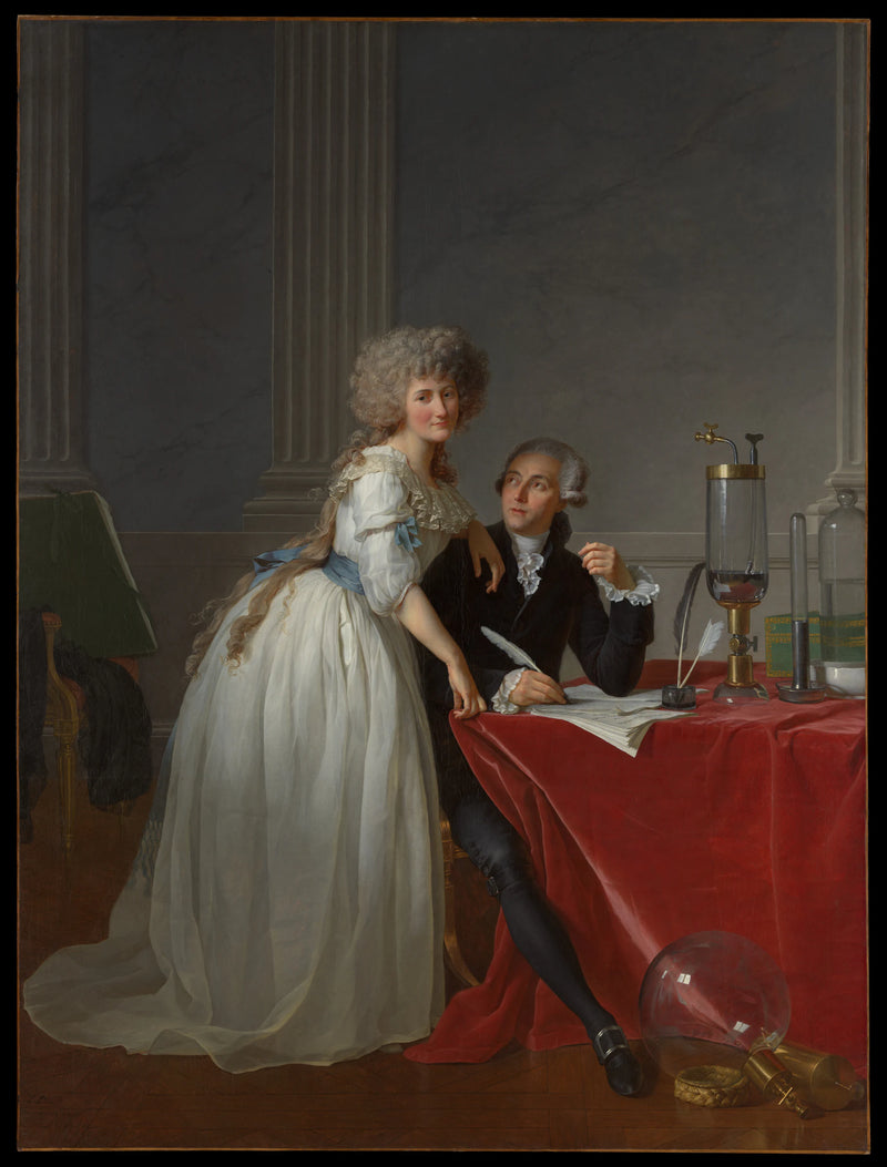 Antoine Laurent Lavoisier (1743–1794) et Marie Anne Lavoisier (Marie Anne Pierrette Paulze, 1758–1836) - Jacques Louis David
