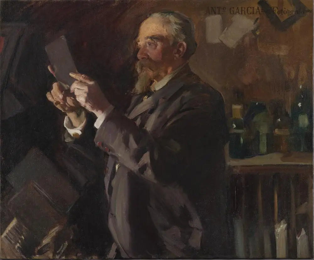 Antonio García - Joaquín Sorolla image 1 copie peinte à la main à l’huile