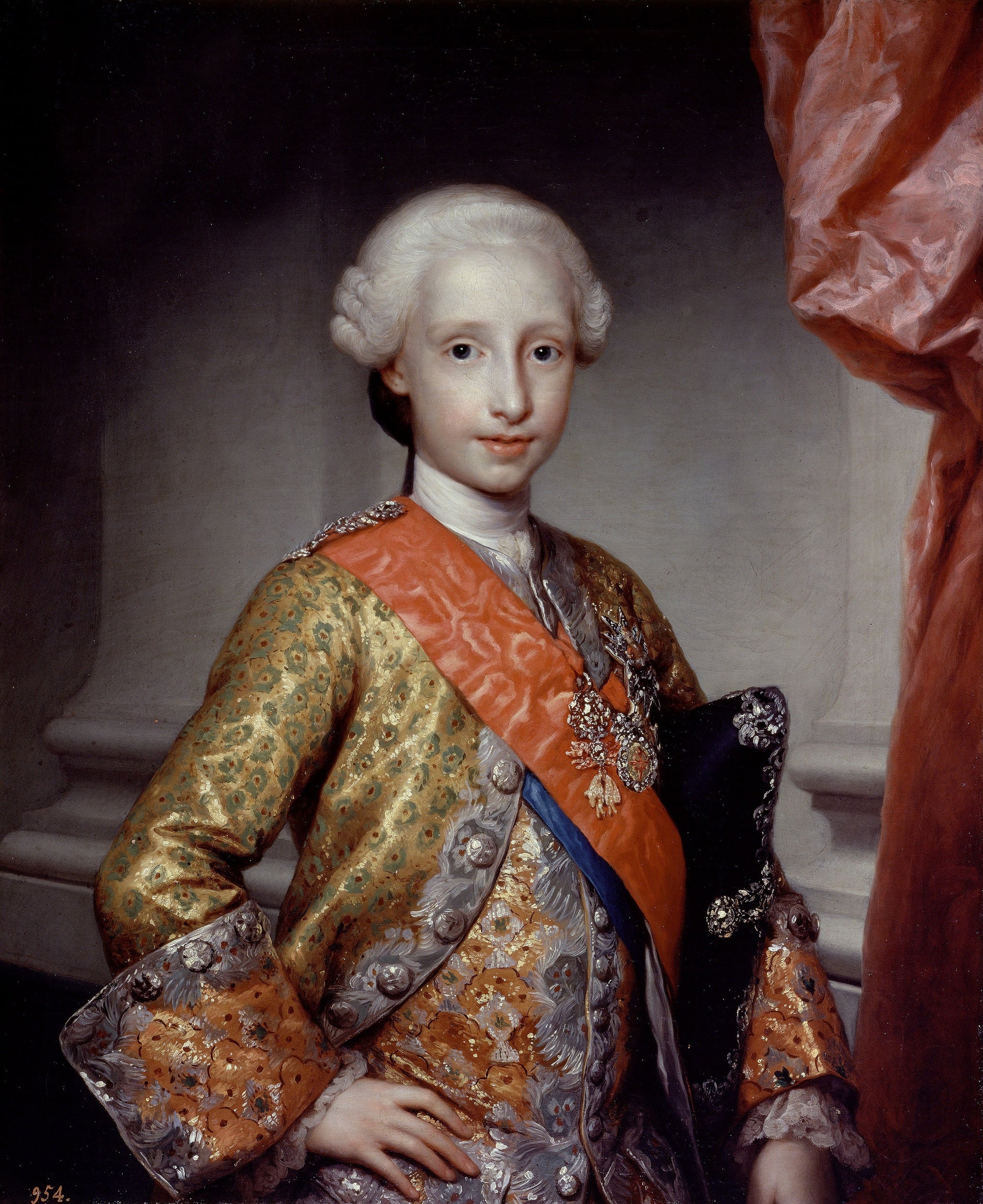Antonio Pascual de Borbón y Sajonia, infant d'Espagne - Anton Raphael Mengs image 1 reproduction de peinture à l’huile