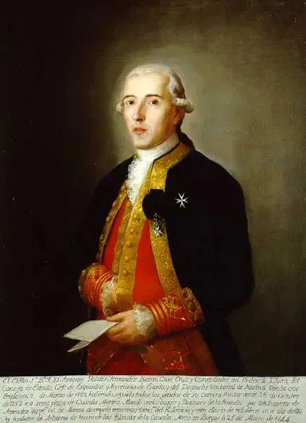 Antonio Valdés y Fernández Bazán - Rafael Tejeo image 1 tableau peint à l’huile sur toile