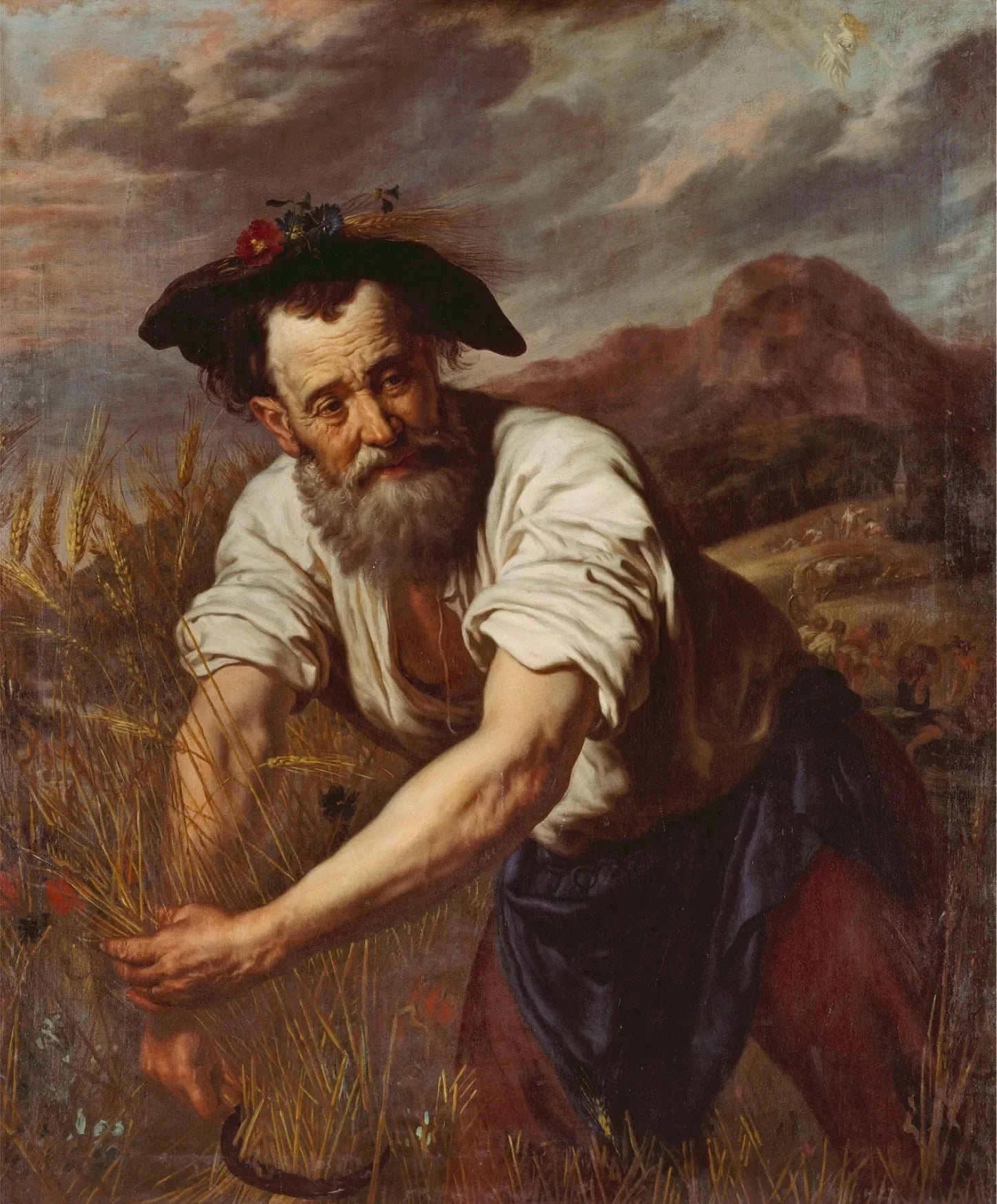 Août - Joachim von Sandrart image 1 reproduction de peinture à l’huile