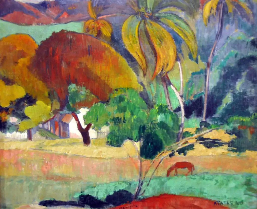 Apatarao (Quartier de Papeete) - Paul Gauguin image 1 tableau peint à l’huile sur toile