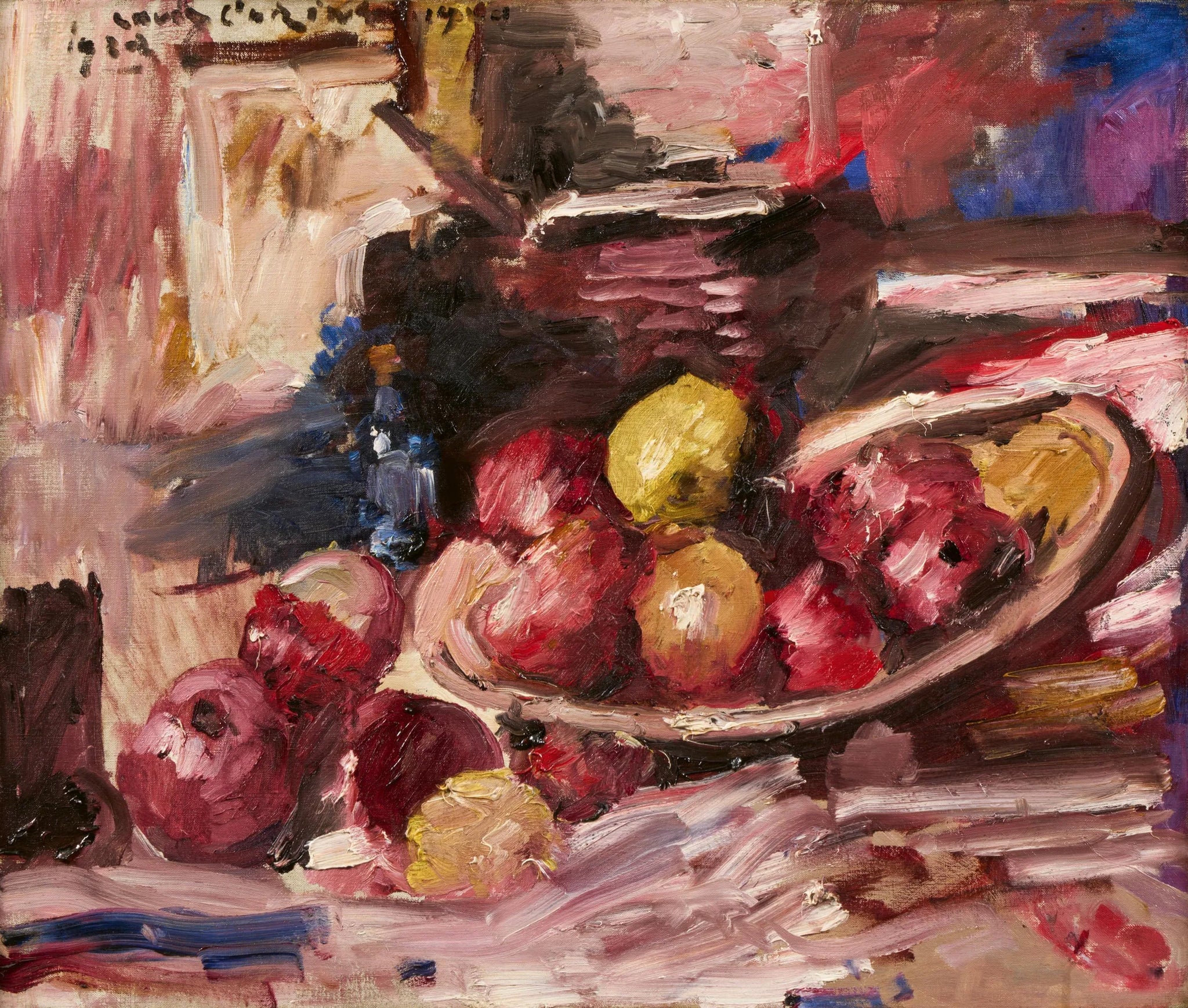 Apfelstilleben - Lovis Corinth image 1 reproduction artisanale de tableau