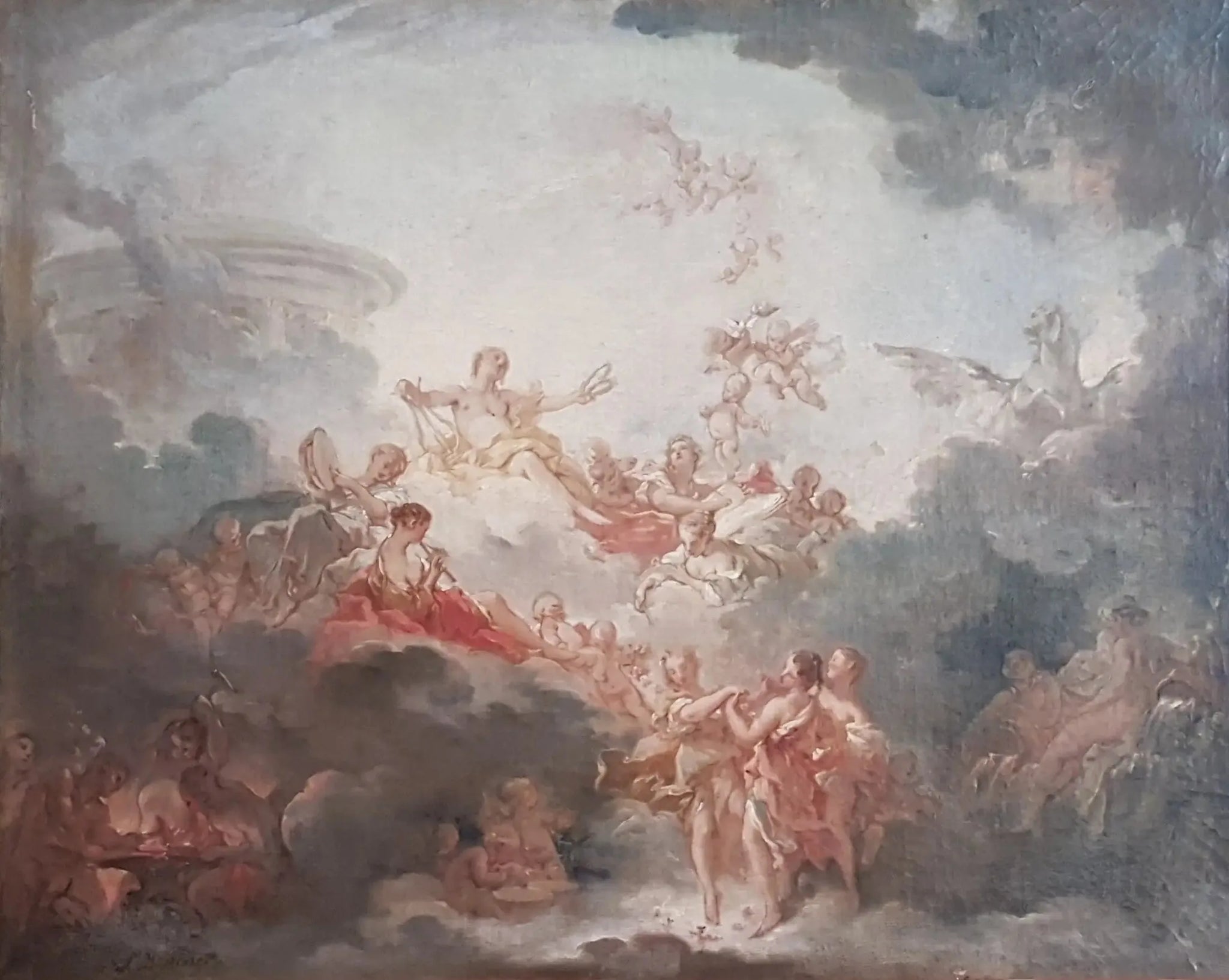 Apollon couronnant les arts - François Boucher image 1 reproduction réalisée par Alpha Reproduction