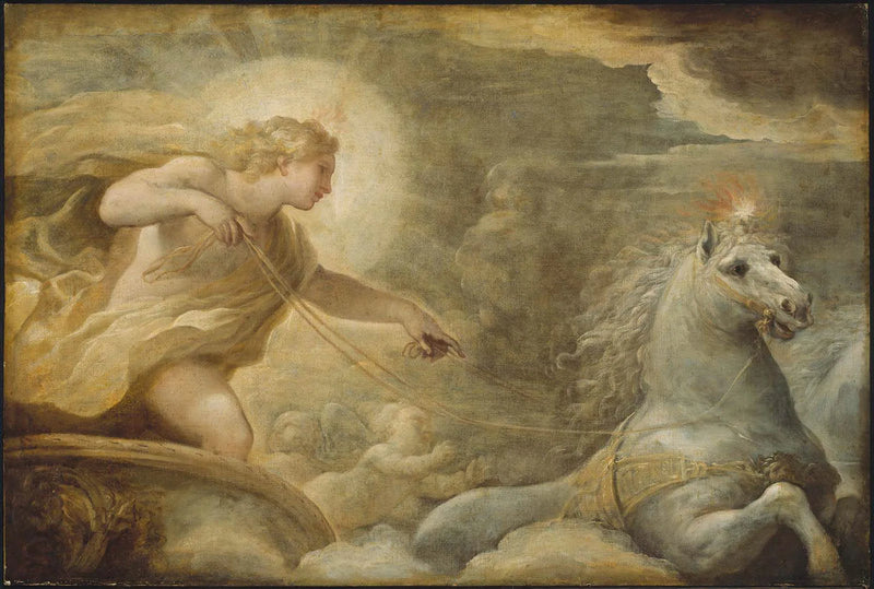 Apollon dans son char - Luca Giordano