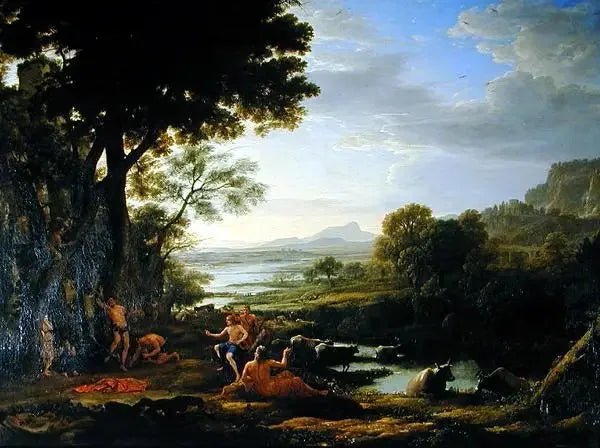 Apollon écorchant Marsyas - Claude Lorrain image 1 reproduction d’œuvre d’art à l’huile