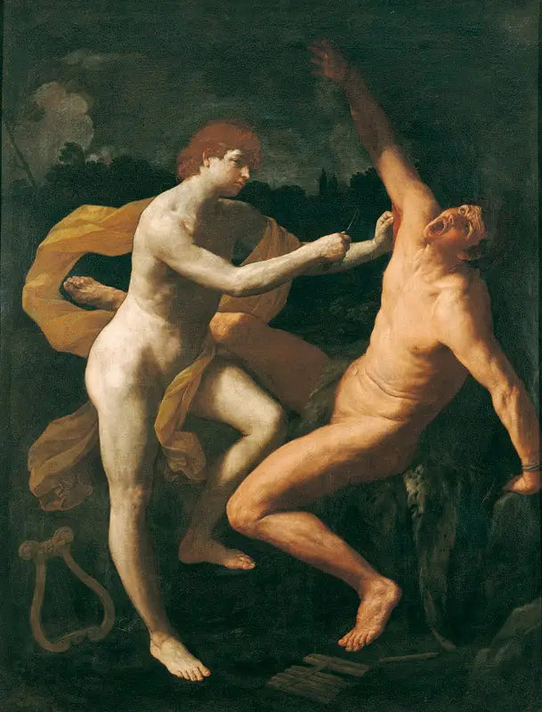 Apollon écorchant Marsyas - Guido Reni image 1 copie de tableau peinte à la main