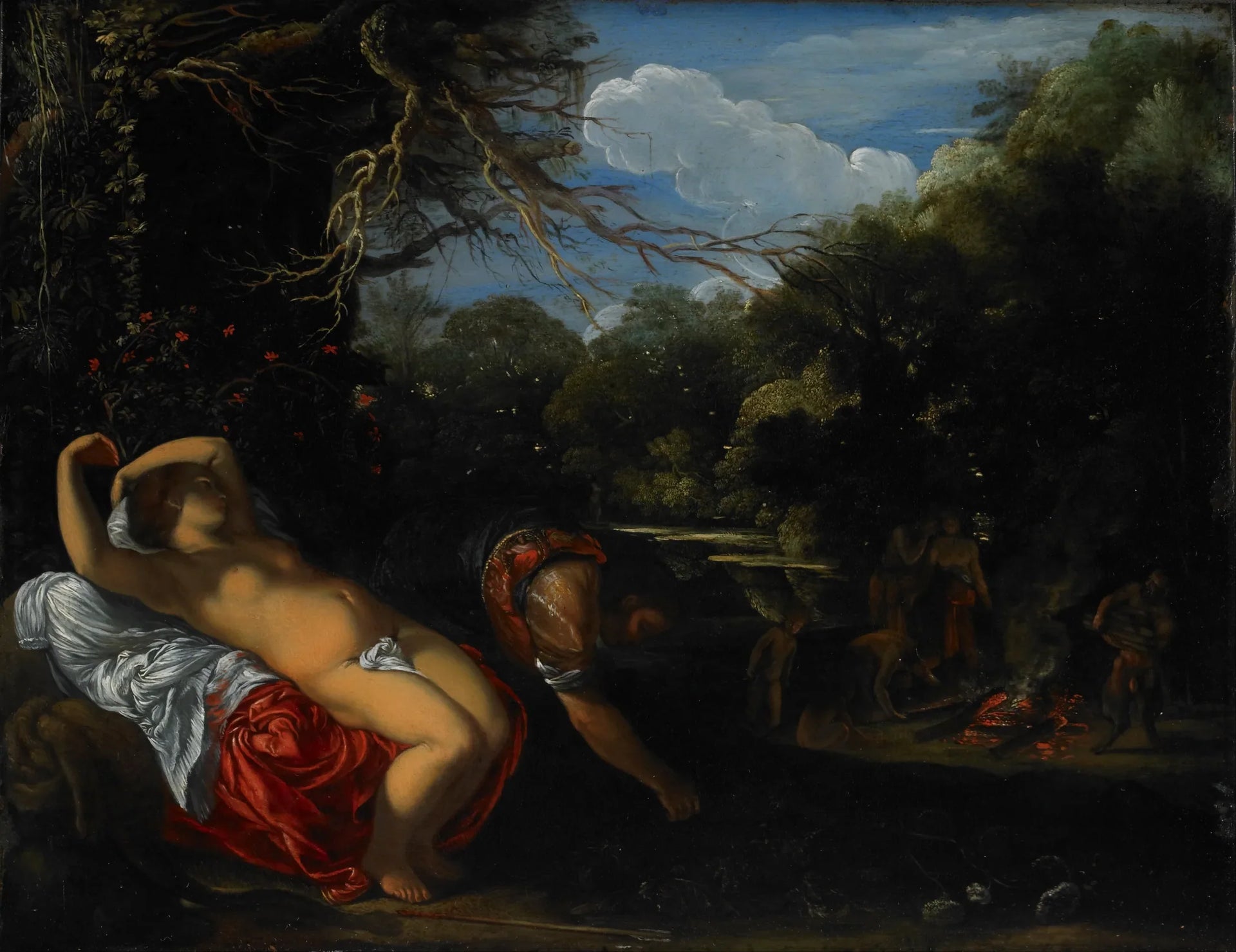 Apollon et Coronis - Adam Elsheimer image 1 tableau peint à l’huile sur toile