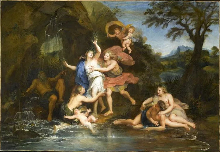 Apollon et Daphné - Antoine Coypel image 1 tableau peint à l’huile sur toile
