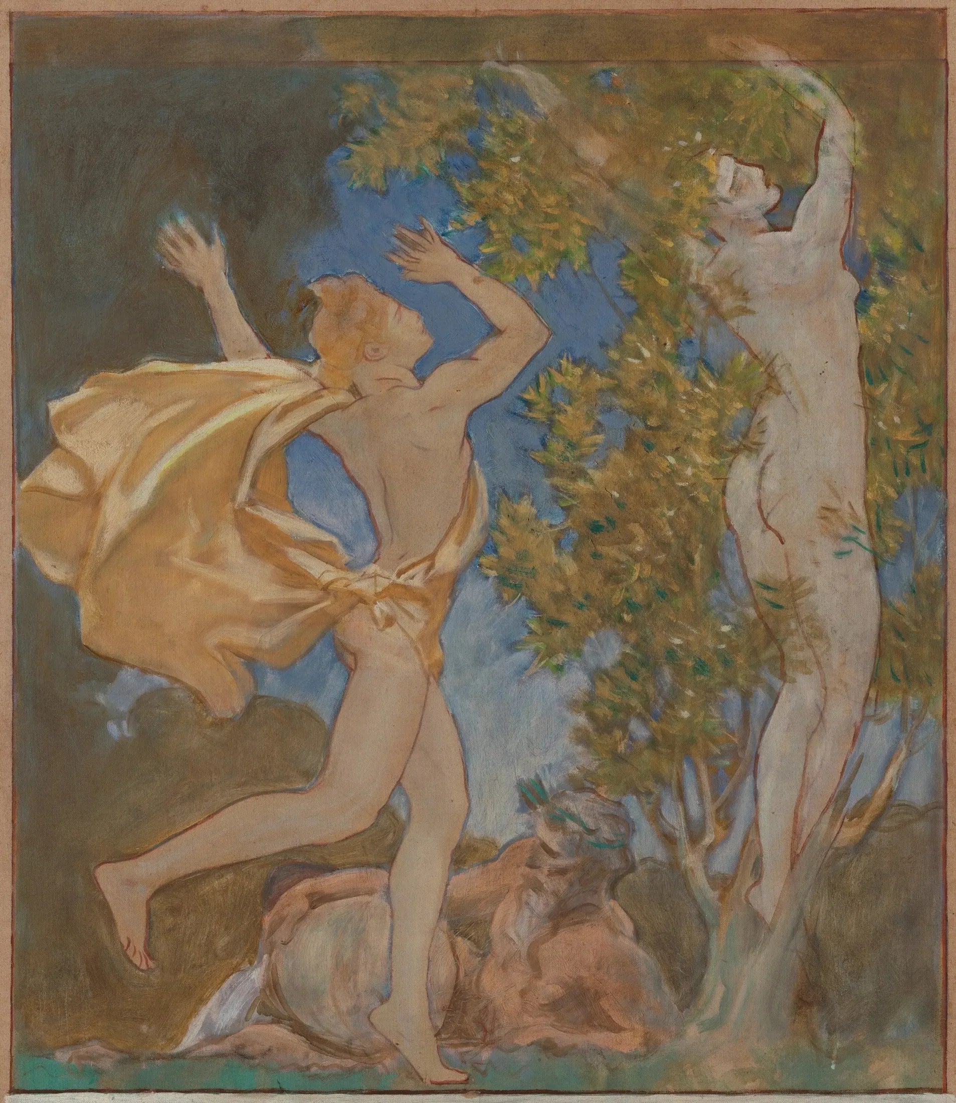 Apollon et Daphné - John Singer Sargent image 1 copie de tableau peinte à la main