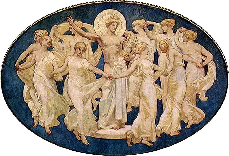 Apollon et les Muses - John Singer Sargent image 1 copie peinte à la main à l’huile