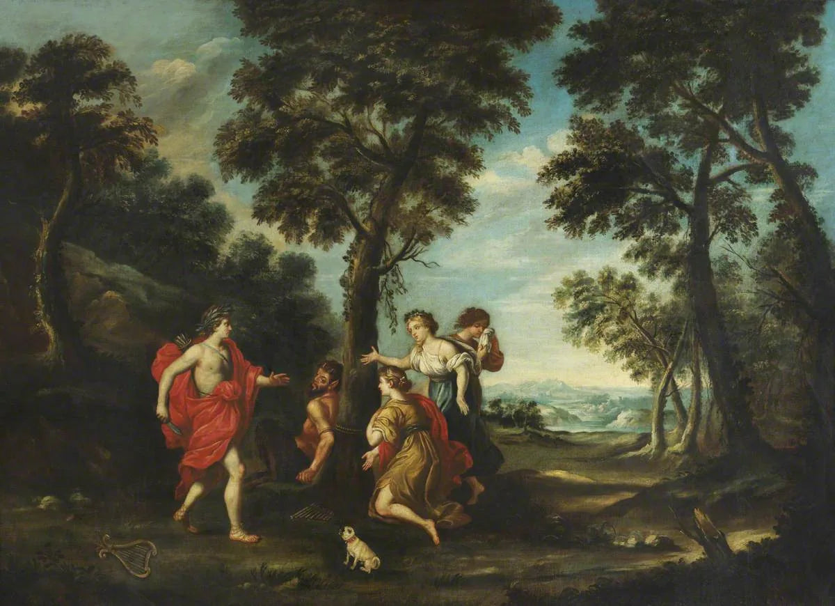 Apollon et Marsyas - Salvator Rosa image 1 tableau peint à l’huile sur toile