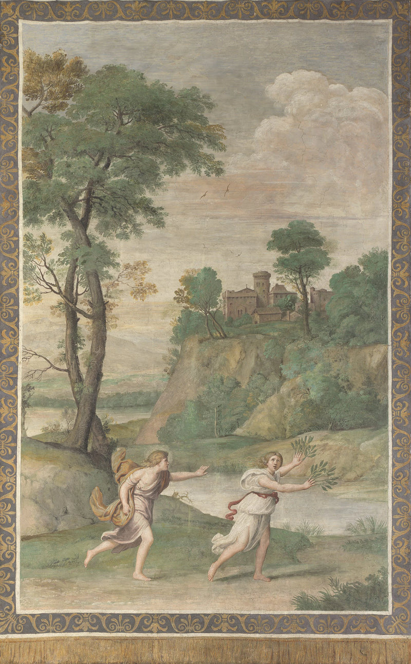 Apollon poursuivant Daphné - Le Dominiquin