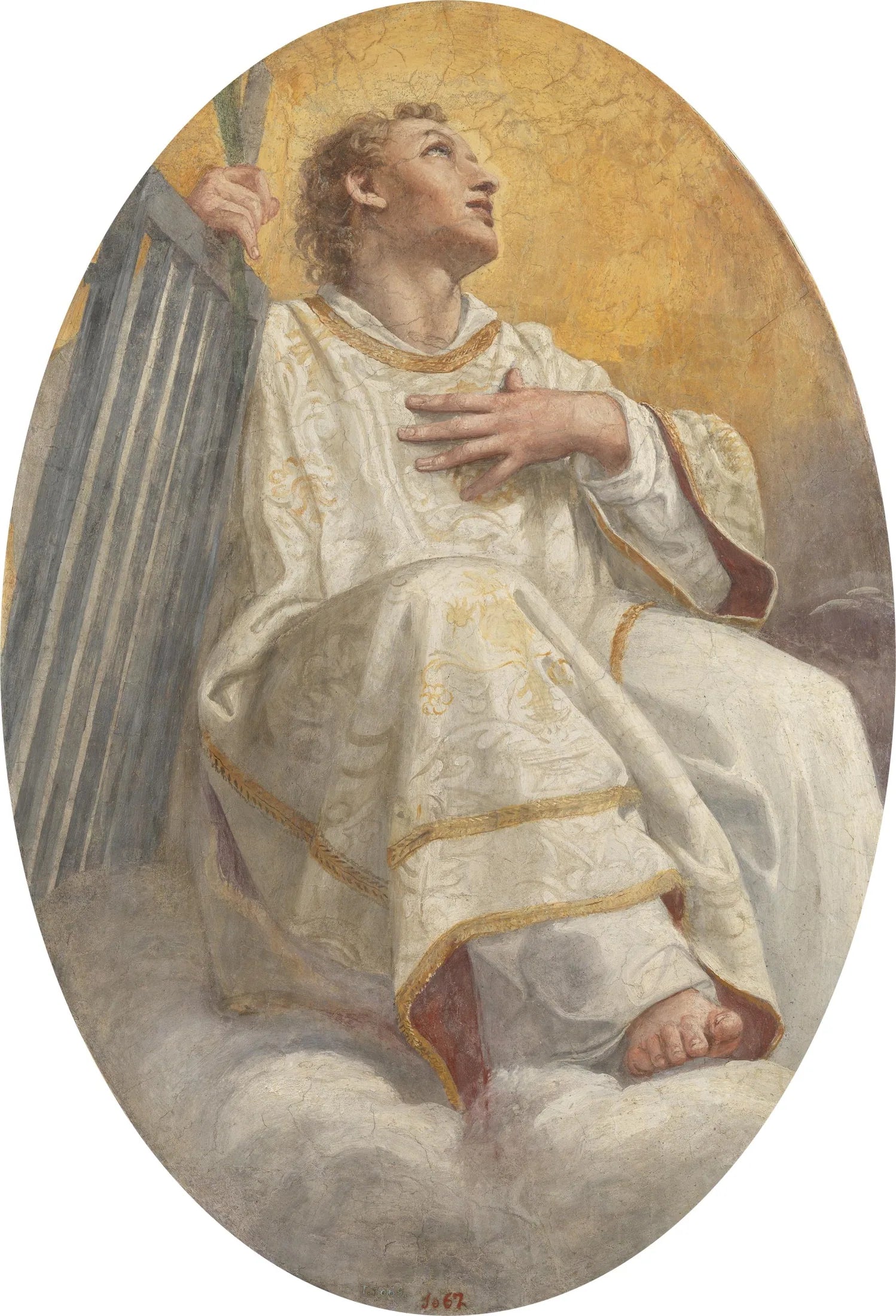Apoteosi di San Lorenzo - Annibale Carracci image 1 copie de tableau peinte à la main
