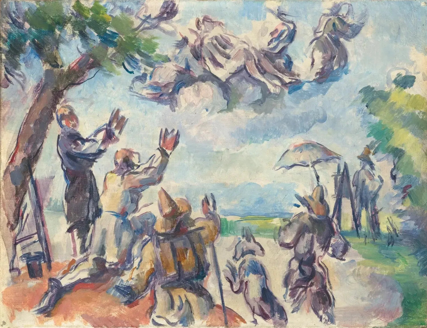 Apothéose de Delacroix - Paul Cézanne image 1 copie peinte à la main à l’huile