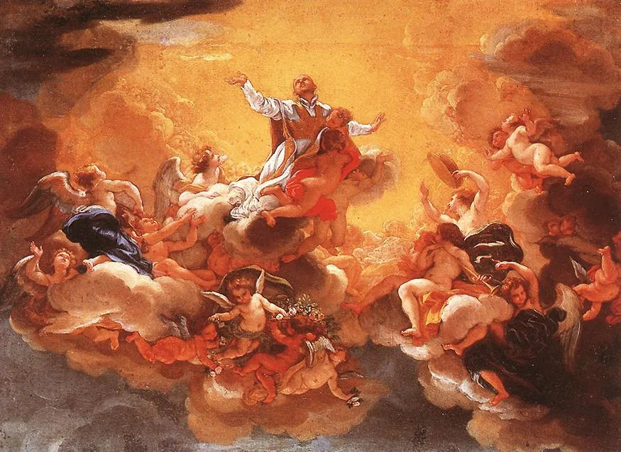 Apothéose de saint Ignace - Giovanni Battista Gaulli image 1 copie de tableau peinte à la main