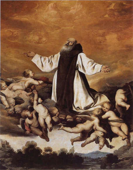 Apothéose de Saint Jérôme - Francisco de Zurbarán image 1 tableau peint à l’huile sur toile