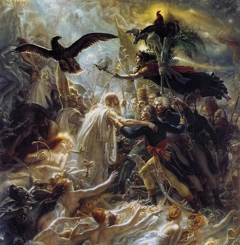 Apothéose des héros français morts pour la patrie pendant la guerre de la liberté - Anne-Louis Girodet