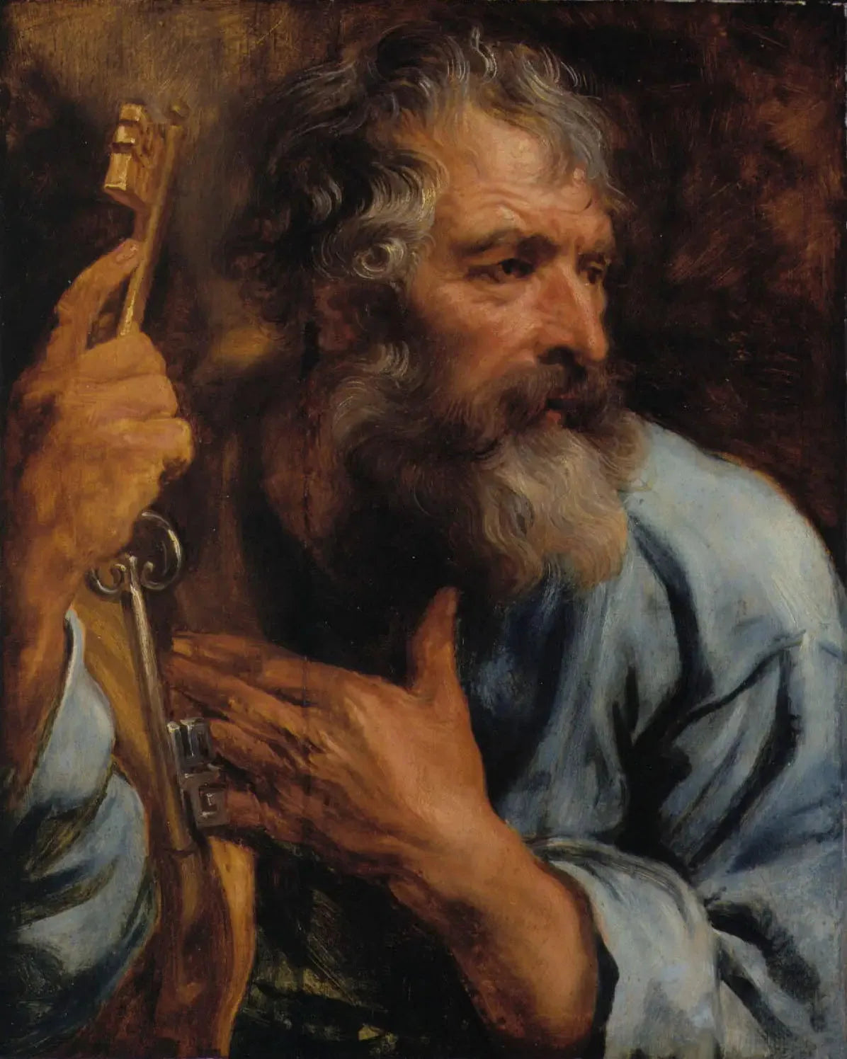 Apôtre Pierre - Antoine van Dyck image 1 tableau peint à l’huile sur toile